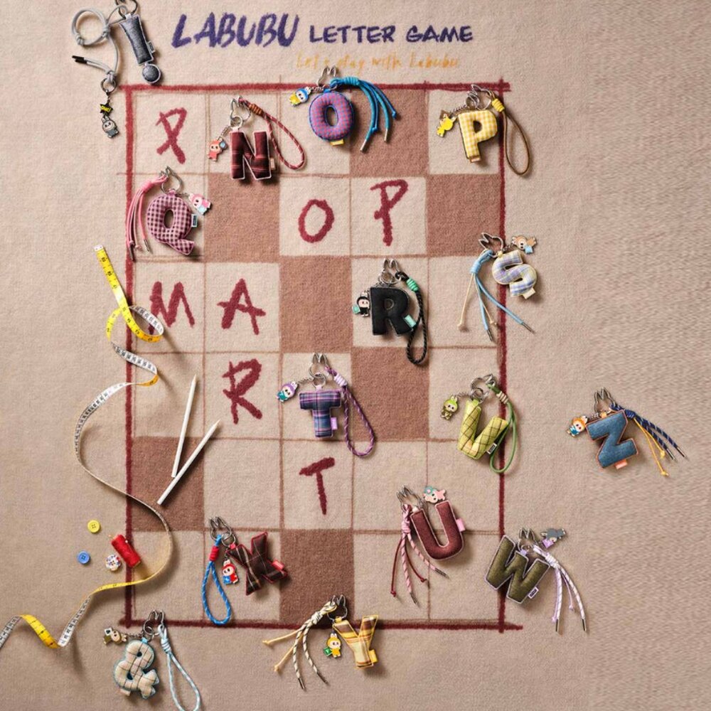 Labubu The MONSTERS PopMart Pin for Love Letter Pendants N-Z Blind Boxes - Picture 11 of 15